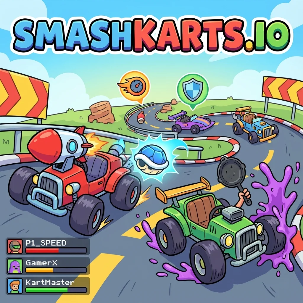 SmashKarts.io Complete Guide 2026 - Dominate the Track