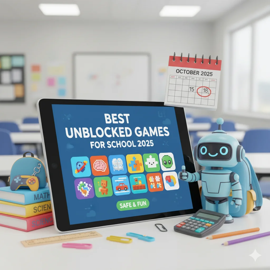 Best Unblocked Games for School 2025 (Safe & Fun)